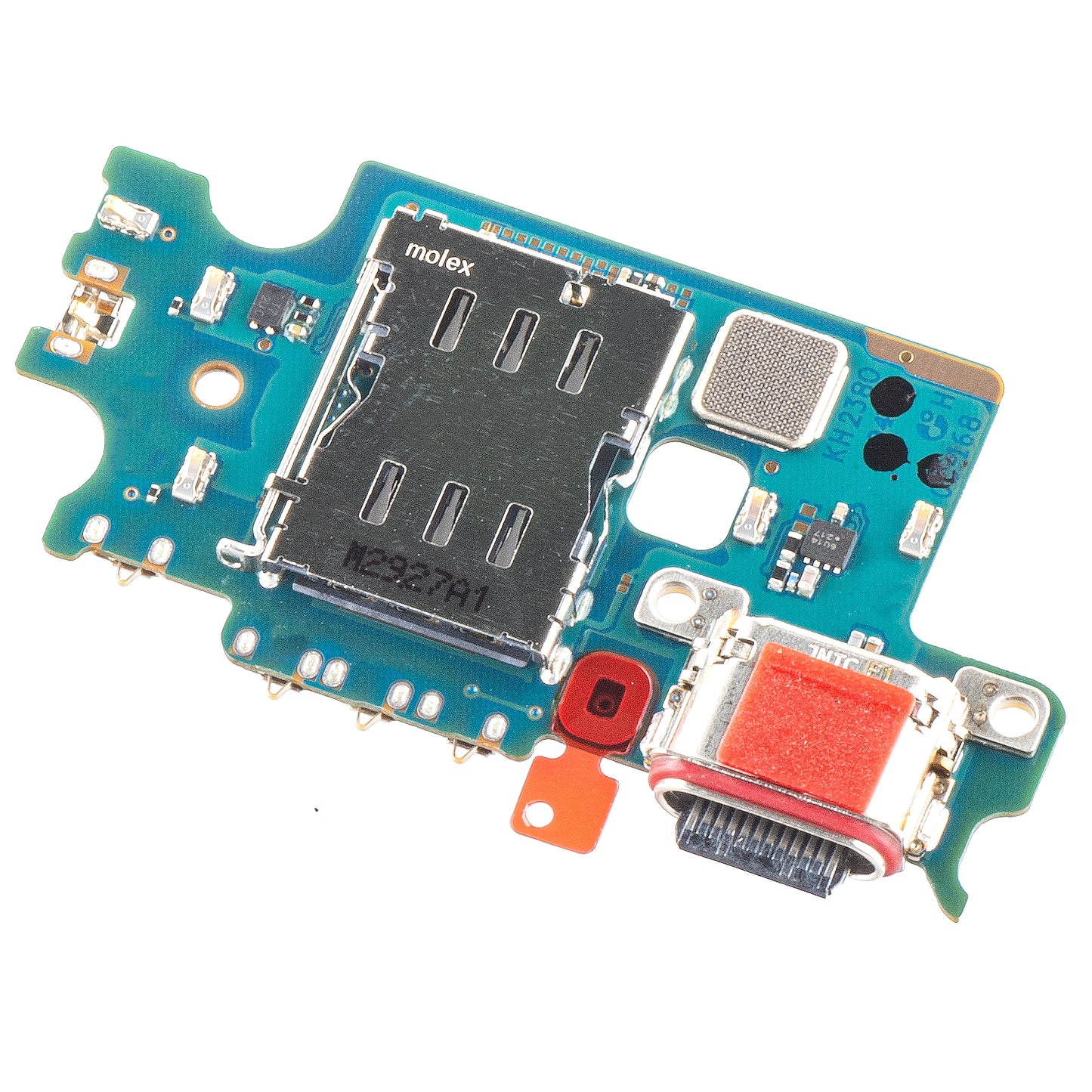 Ploča s konektorom za punjenje - Mikrofon - Modul čitača SIM kartice Samsung Galaxy S22+ 5G S906, Zamjena GH96-14805A