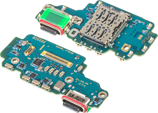 Ploča s konektorom za punjenje - Mikrofon - Modul čitača SIM Samsung Galaxy S25 Ultra S938, Service Pack GH96-18321A