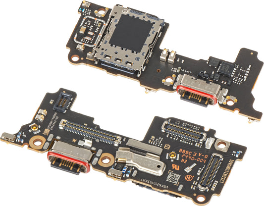 Ploča s konektorom za punjenje - Mikrofon - Modul čitača SIM Xiaomi Poco F6 Pro, Service Pack 5600170N1100