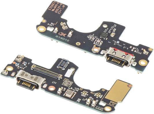 Ploča s konektorom za punjenje - Mikrofon Motorola Moto G77 / G67, Service Pack 5B28C32011