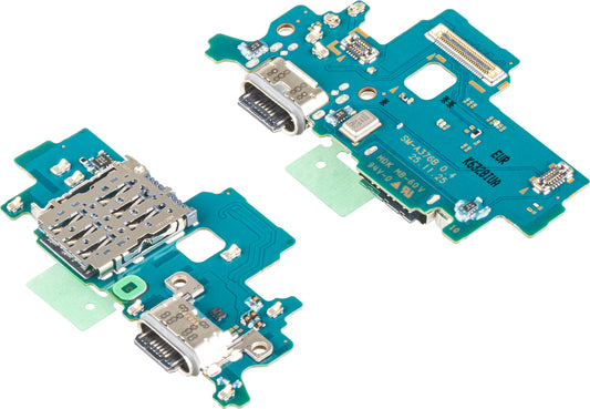 Ploča s konektorom za punjenje - Mikrofon - Modul čitača SIM Samsung Galaxy A37 5G, Service Pack GH96-21038A