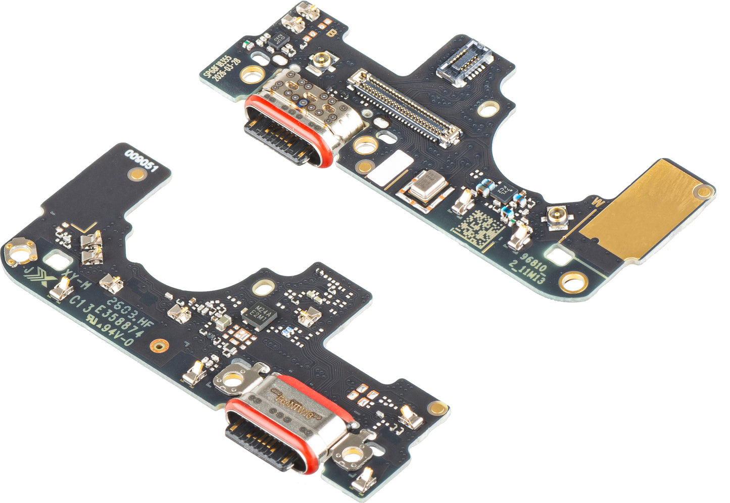 Ploča s konektorom za punjenje - Mikrofon Motorola Moto G87, Service Pack 5B28C32729
