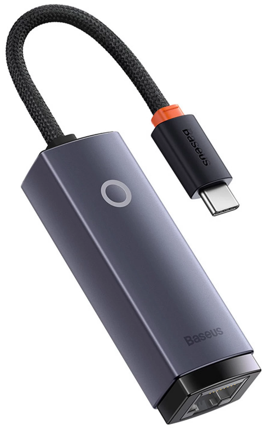 Mrežna kartica Baseus Lite, RJ45, USB-C, Siva WKQX000313