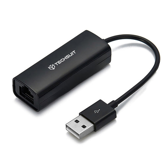Mrežna kartica Techsuit AC19, RJ45, USB, Crna