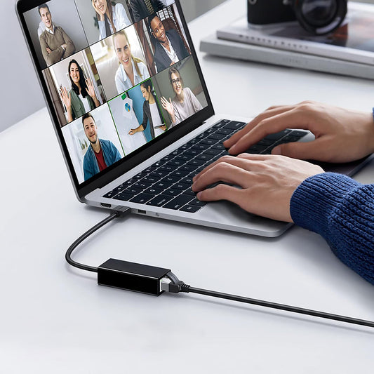 Mrežna kartica Techsuit AC19, RJ45, USB, Crna