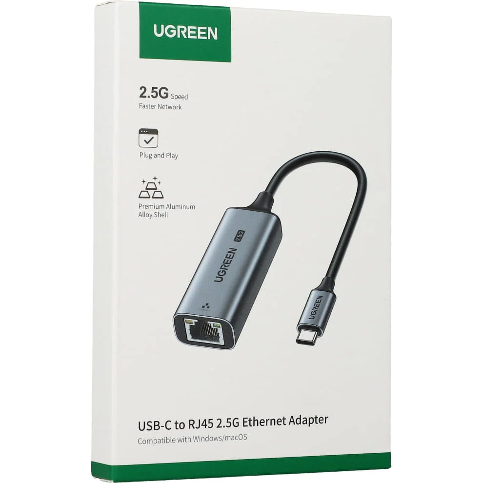 Mrežna kartica UGREEN CM648, RJ45, USB, Siva