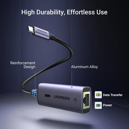 Mrežna kartica UGREEN CM648, RJ45, USB, Siva