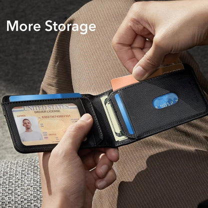 Novčanik ESR Classic Geo s funkcijom Find My i RFID zaštitom, smeđi