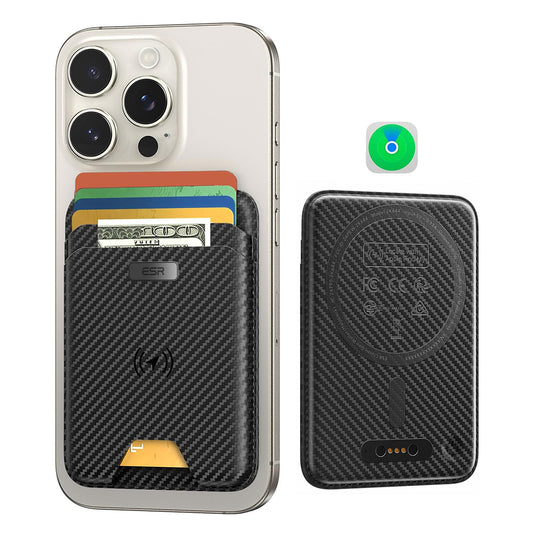 Novčanik Magsafe, ESR, Classic Geo Carbon, Crna