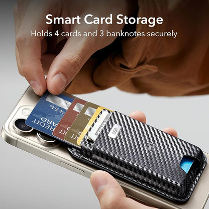 Novčanik Magsafe, ESR, Classic Geo Carbon, Crna