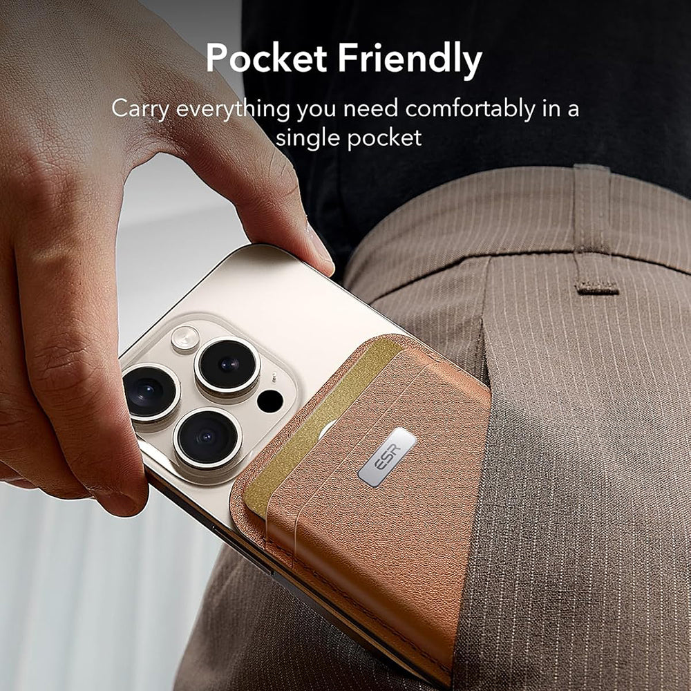 Novčanik Magsafe, ESR, Classic Geo, Smeđi