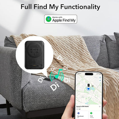 MagSafe novčanik, ESR, Classic Geo, Crna