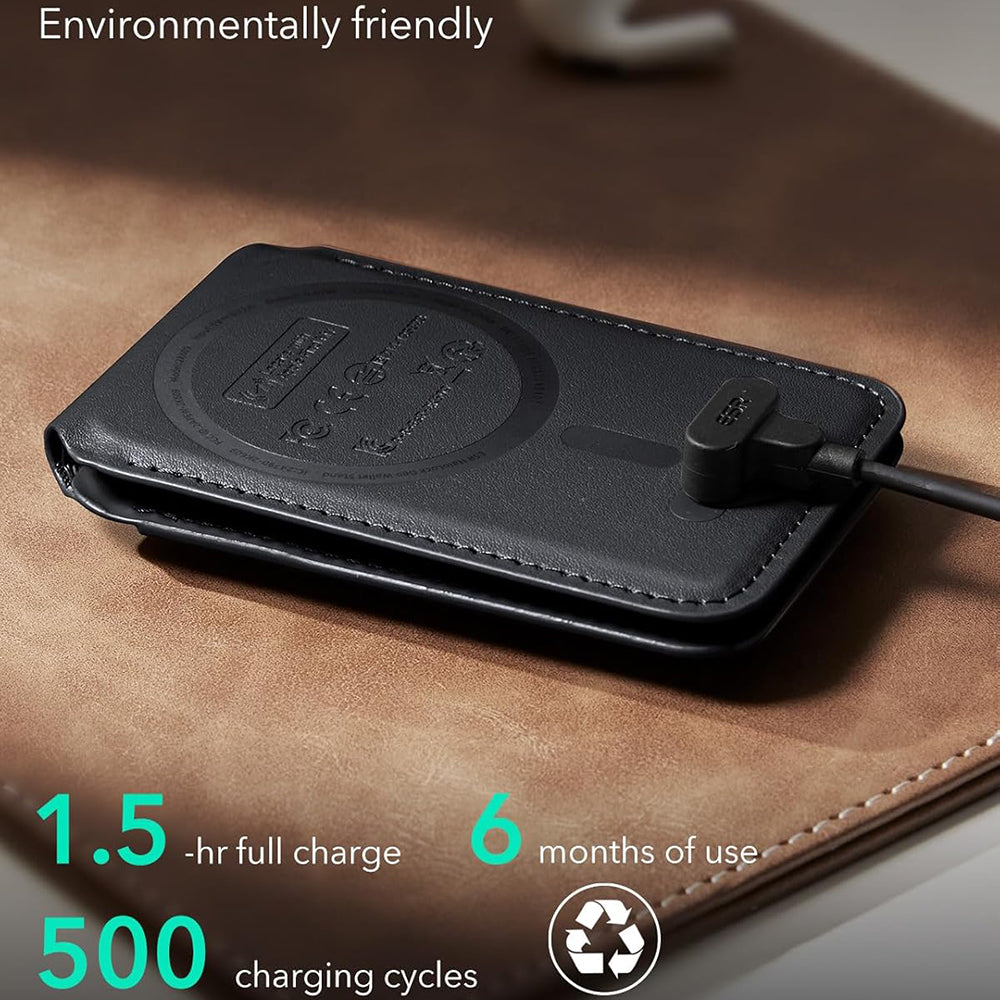 MagSafe novčanik, ESR, Find my Wallet, Crna