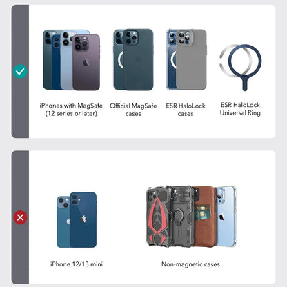 MagSafe novčanik, ESR, Findy my Wallet 3C, Crna