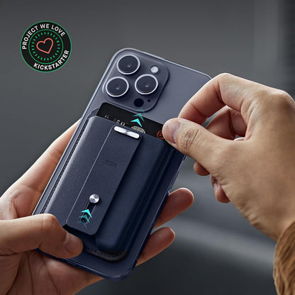 Portofel Magsafe, ESR, Findy my Wallet, Tamnoplavi