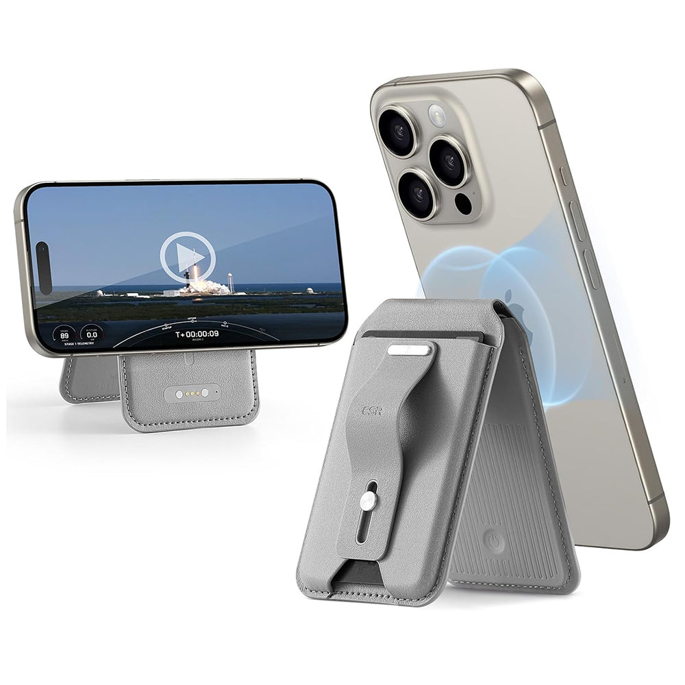 Portofel Magsafe, ESR, Findy my Wallet, Sivi