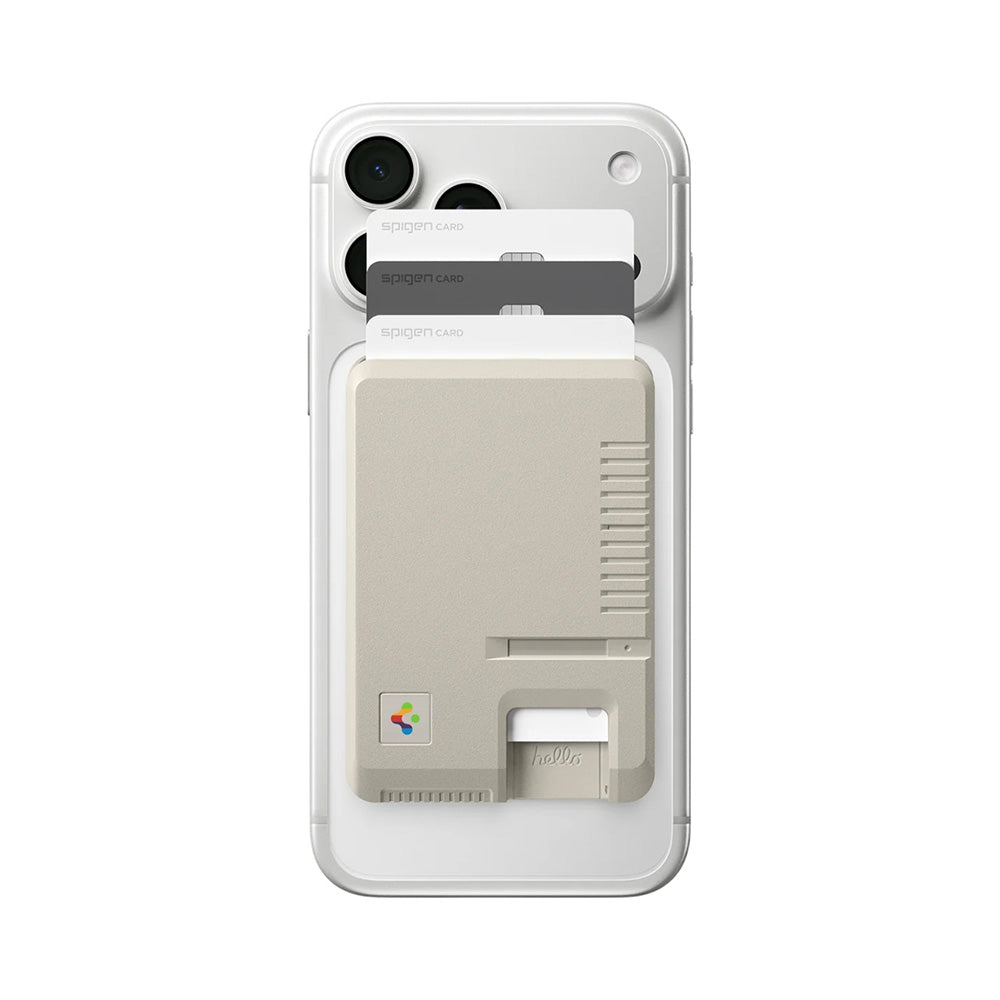 Novčanik MagSafe, Spigen, Classic LS, Bež AFA10949