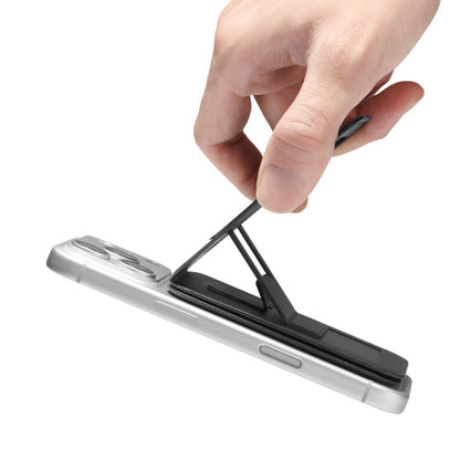 Portfelj MagSafe, Spigen, Slim Fold Tripod S314-3, Crni