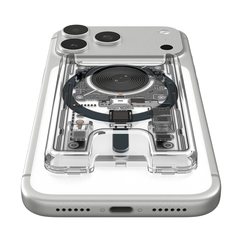 MagSafe novčanik, Spigen, Ultra Hybrid Zero One, Prozirna AFA11403