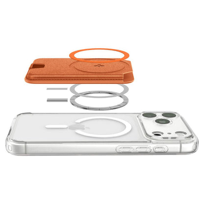 MagSafe novčanik, Spigen, Valentinus MagFit+, Narančasta AFA11340