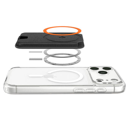 MagSafe novčanik, Spigen, Valentinus MagFit+ , Crna AFA11336
