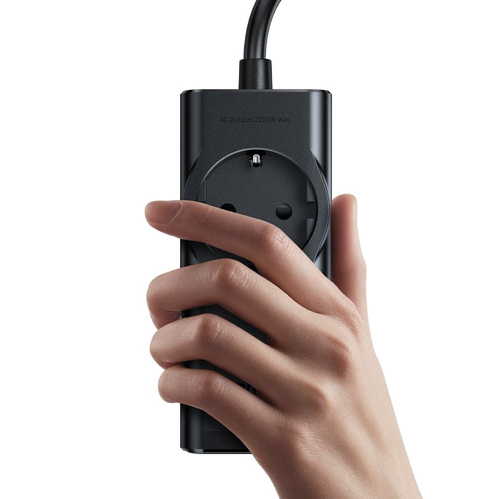 Produžni kabel McDodo CH-4620, 1 x Schuko, Crni