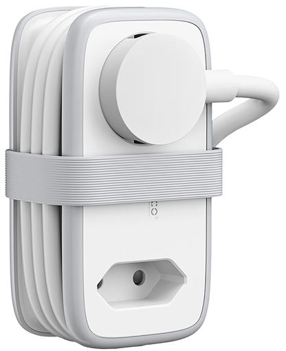 Produžni kabel Orico APP, 1 x Schuko - 1 x Utičnica - 2 x USB-A - 1 x USB-C, Bijelo Siva
