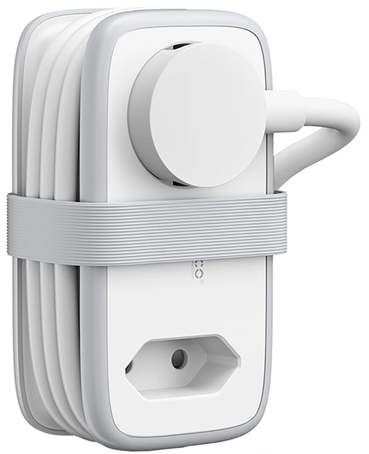Produžni kabel Orico APP, 2 x Schuko - 2 x USB-A - 1 x USB-C, Bijelo Sivo