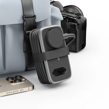 Produžni kabel Orico APP, 1 x Schuko - 1 x Utičnica - 2 x USB-A - 1 x USB-C, Crno Sivo