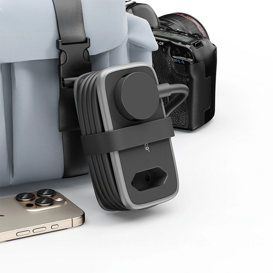 Produžni kabel Orico APP, 2 x Schuko - 2 x USB-A - 1 x USB-C, Crno Sivo