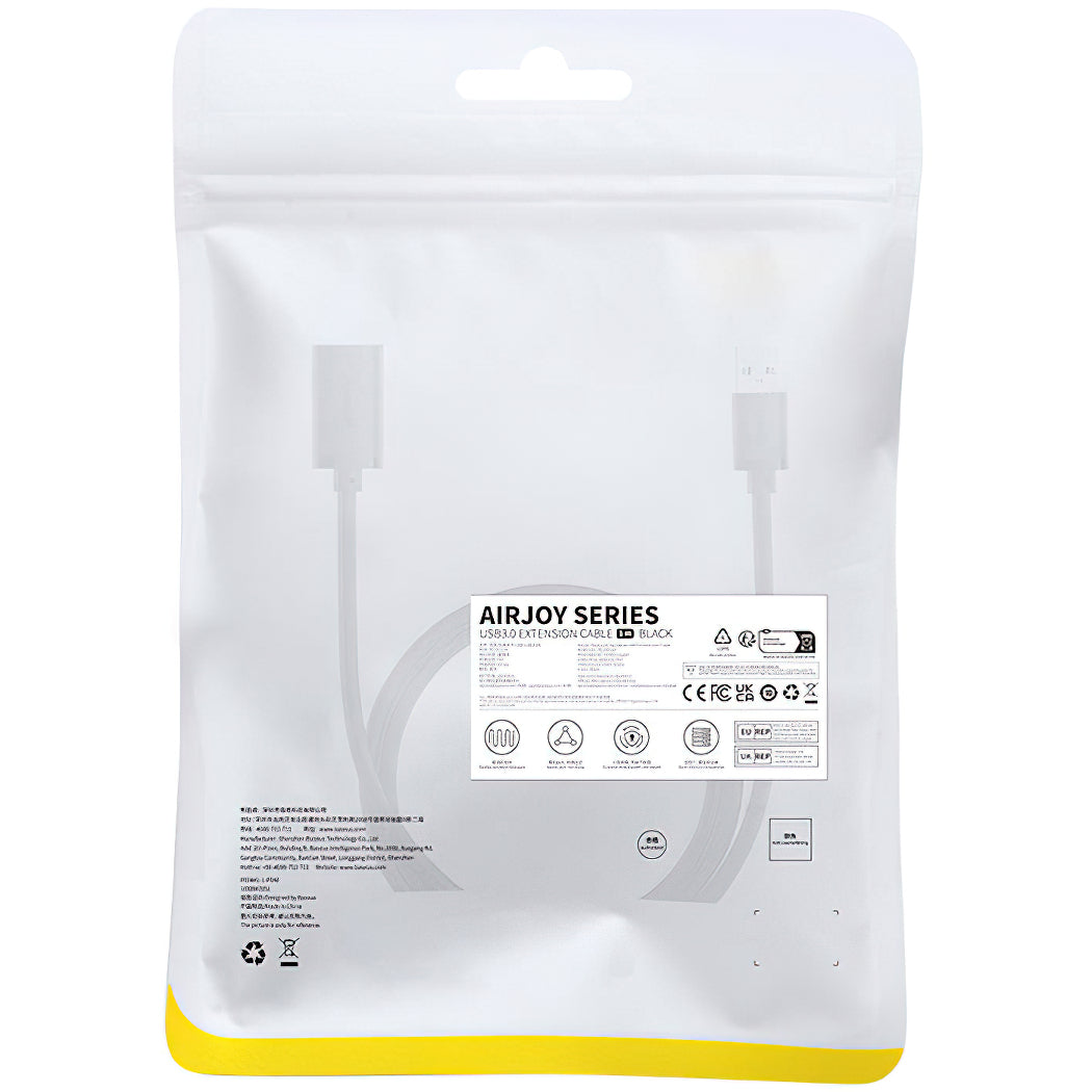 Produžni kabel USB 3.0 Baseus AirJoy Series, 1m, Crni B00631103111-00