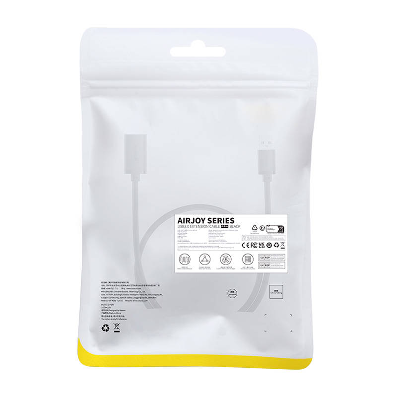 Produžni kabel USB 3.0 Baseus AirJoy Series, 0.5m, Crni B00631103111-01
