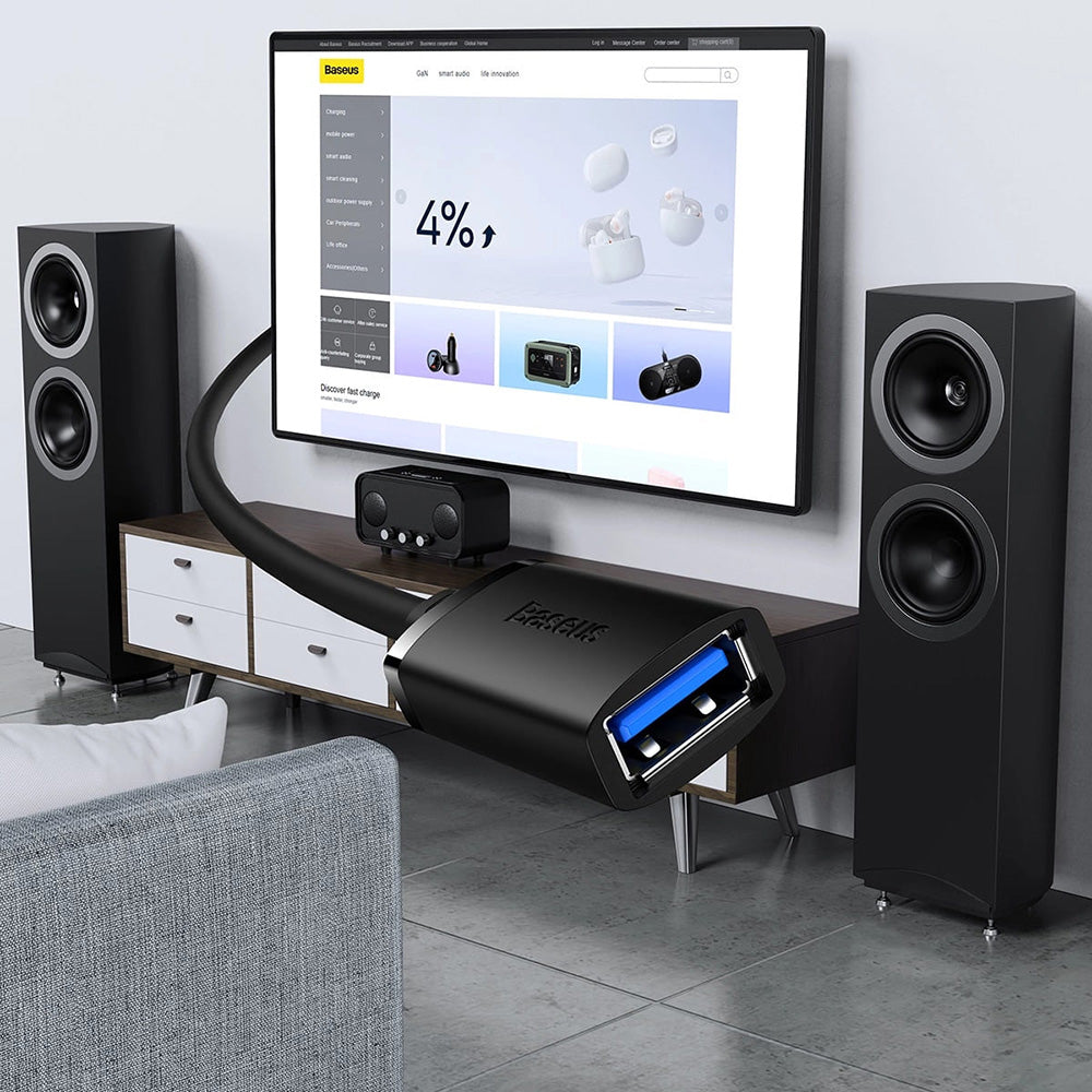 Produžni kabel USB 3.0 Baseus AirJoy, 3m, Crni B00631103111-04