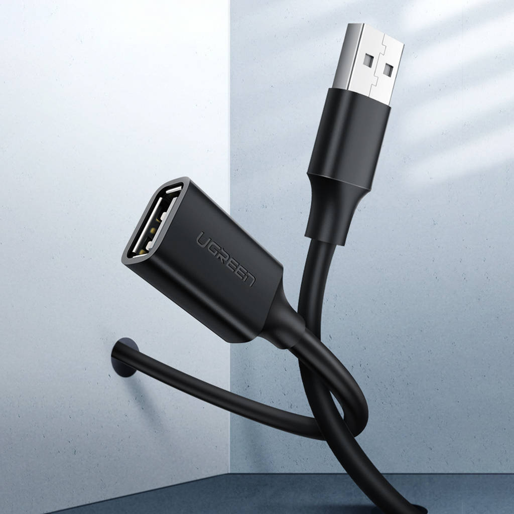 USB produžni kabel UGREEN US103, 3m, Crni