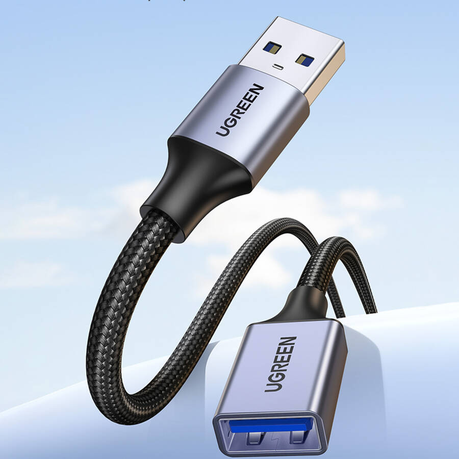 USB 3.0 produžni kabel UGREEN US115, 1m, sivi