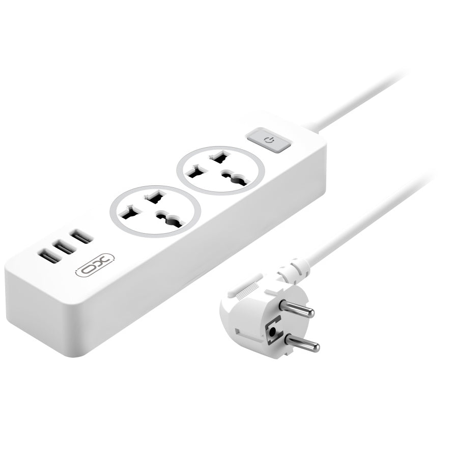 Produžni kabel XO Design WL04, 3 x Utičnica, Bijeli