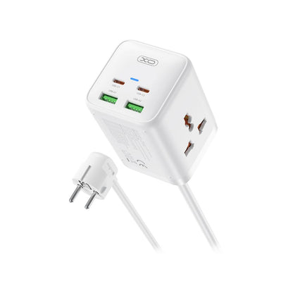 Produžni kabel XO Design WL24, 2 x utičnica, bijeli