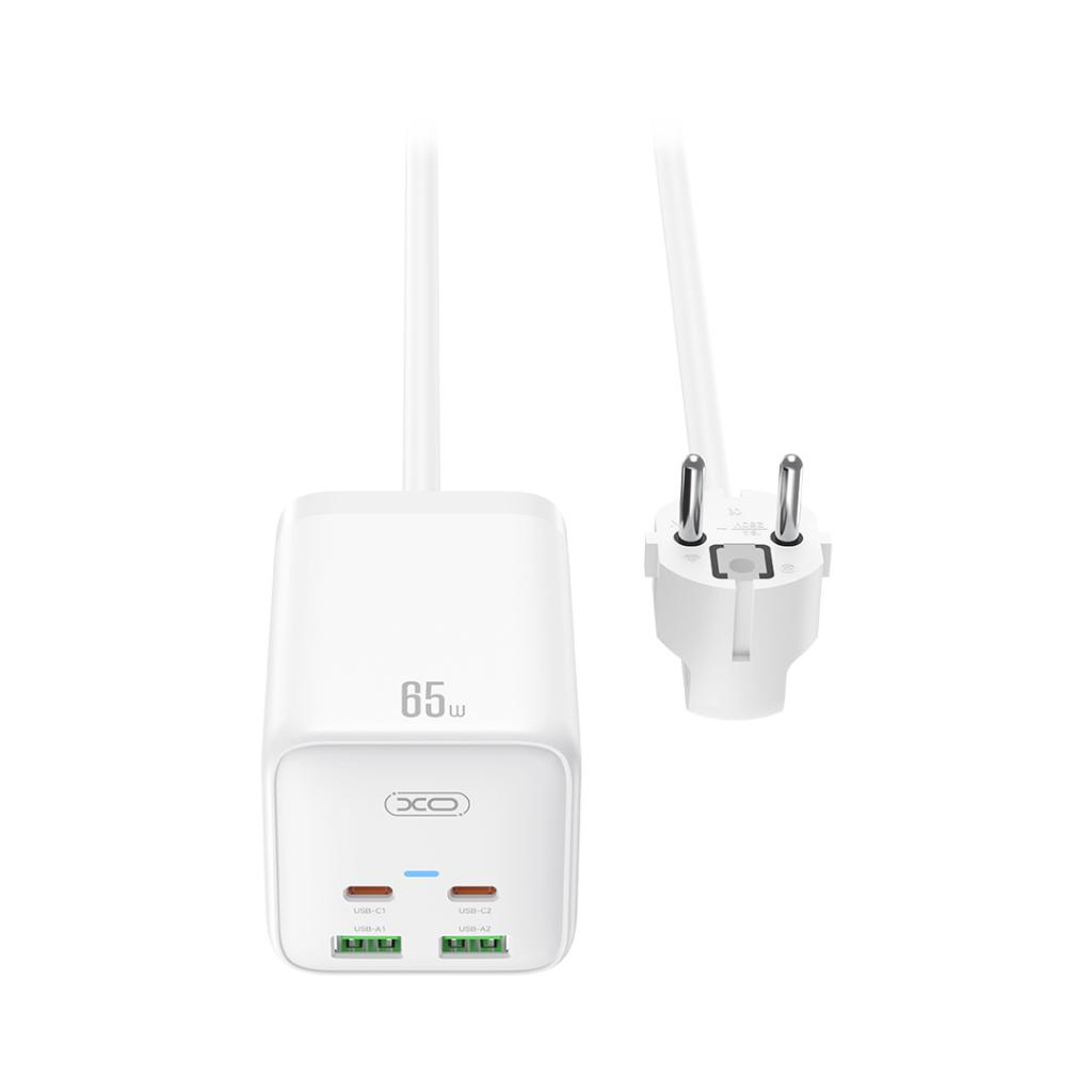 Produžni kabel XO Design WL24, 2 x utičnica, bijeli