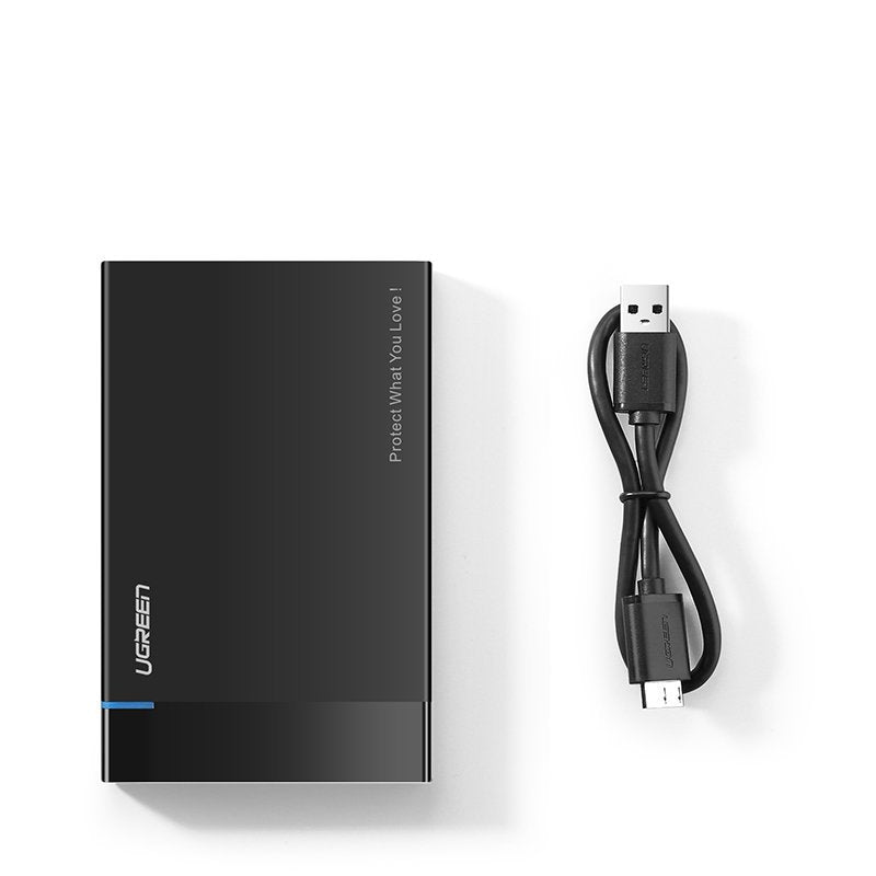 Rack UGREEN US221 za HDD / SSD SATA 2.5inch, USB 3.2, Crni