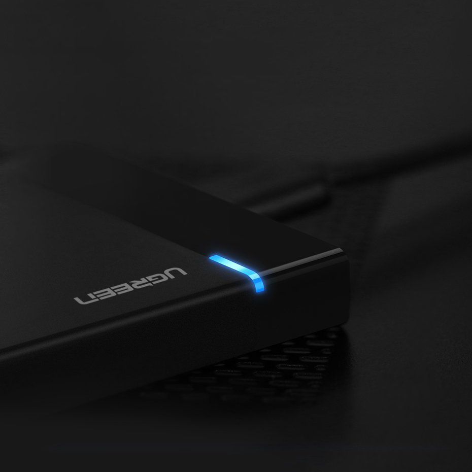 Rack UGREEN US221 za HDD / SSD SATA 2.5inch, USB 3.2, Crni
