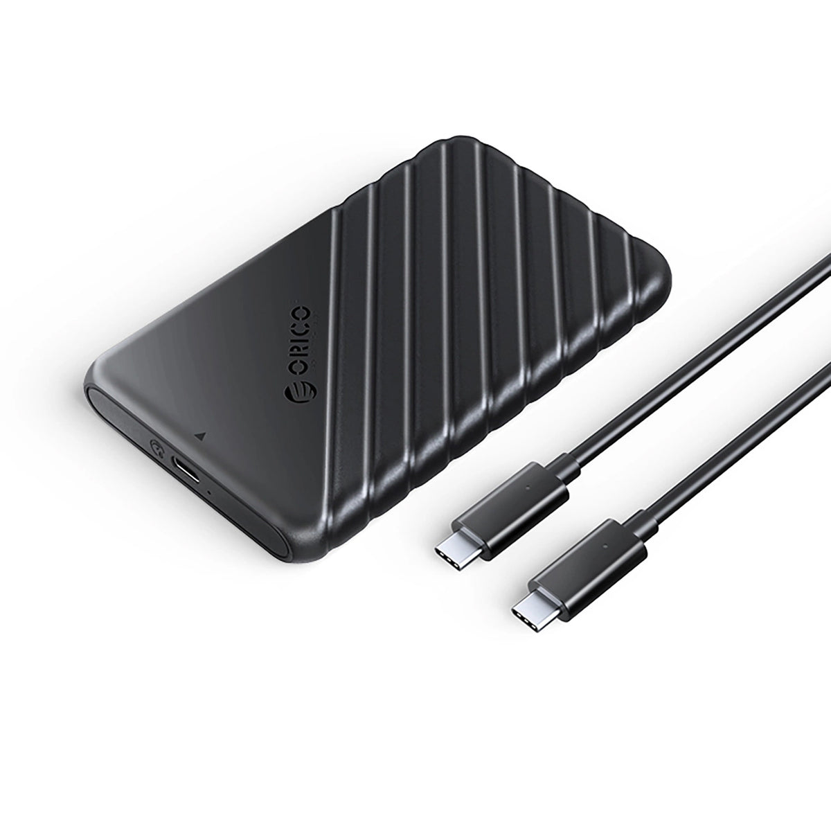 Rack Orico 25PW1C-C3 za HDD / SSD SATA 2.5 inča, USB-C, Crna