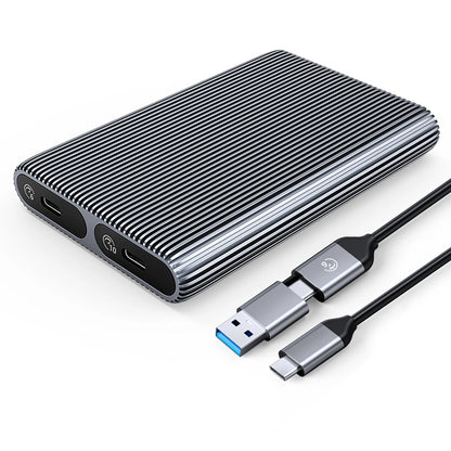 Rack Orico AM2C3-2SN Dual Disk za SSD M.2 NVMe, Siva