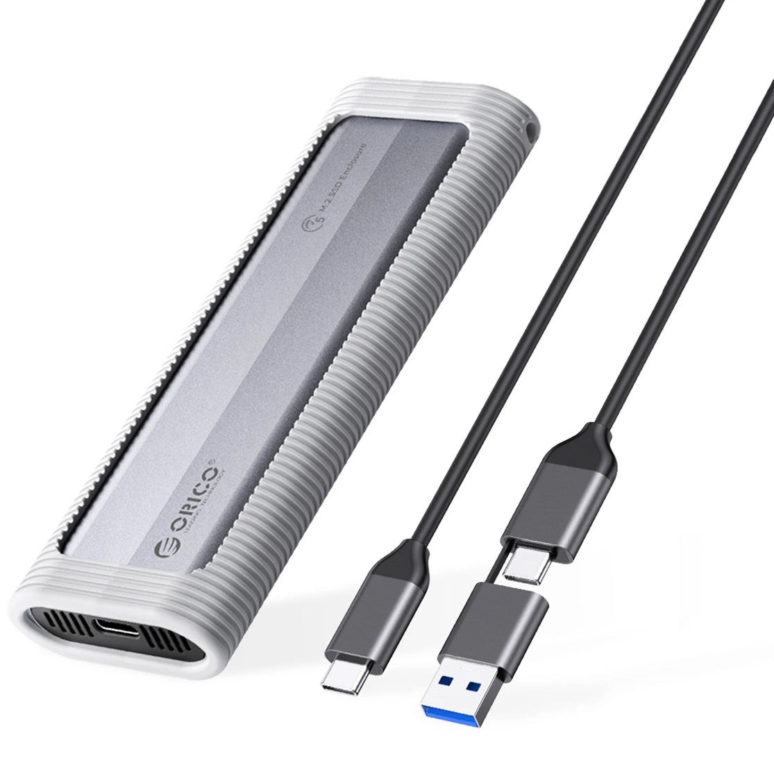 Orico AXM2F-V1 nosač za SSD SATA M.2 NGFF, Siva
