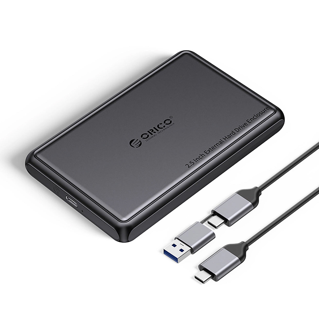 Rack Orico DDL25-C3 za HDD / SSD SATA 2.5 inča, USB-C, Crna