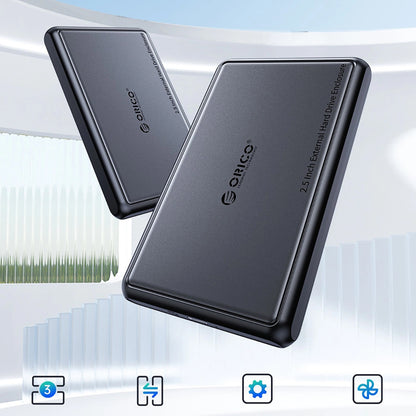 Rack Orico DDL25-C3 za HDD / SSD SATA 2.5 inča, USB-C, Crna