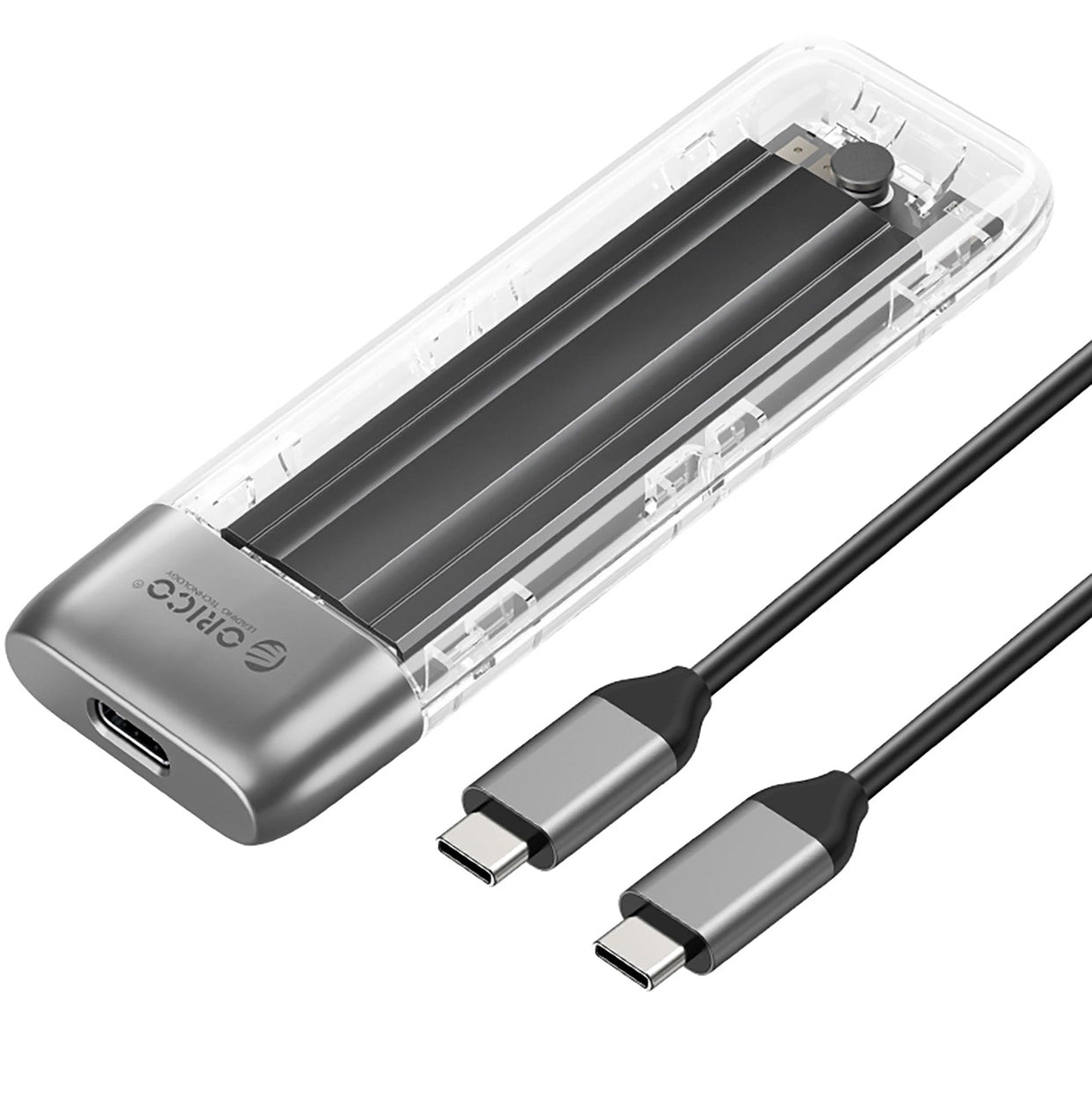 Rack Orico TXM2-C3 za SSD M.2 NVMe, Siva