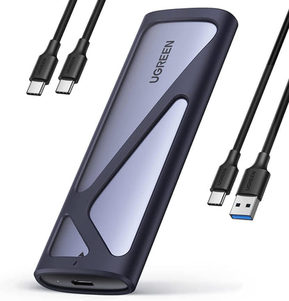 Nosilac UGREEN CM400 za SSD SATA M.2 NVMe, Sivi