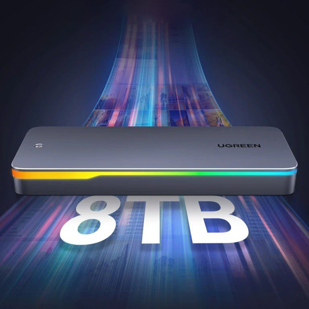 Rack UGREEN CM777 (25665) za SSD M.2 NVMe, Crni