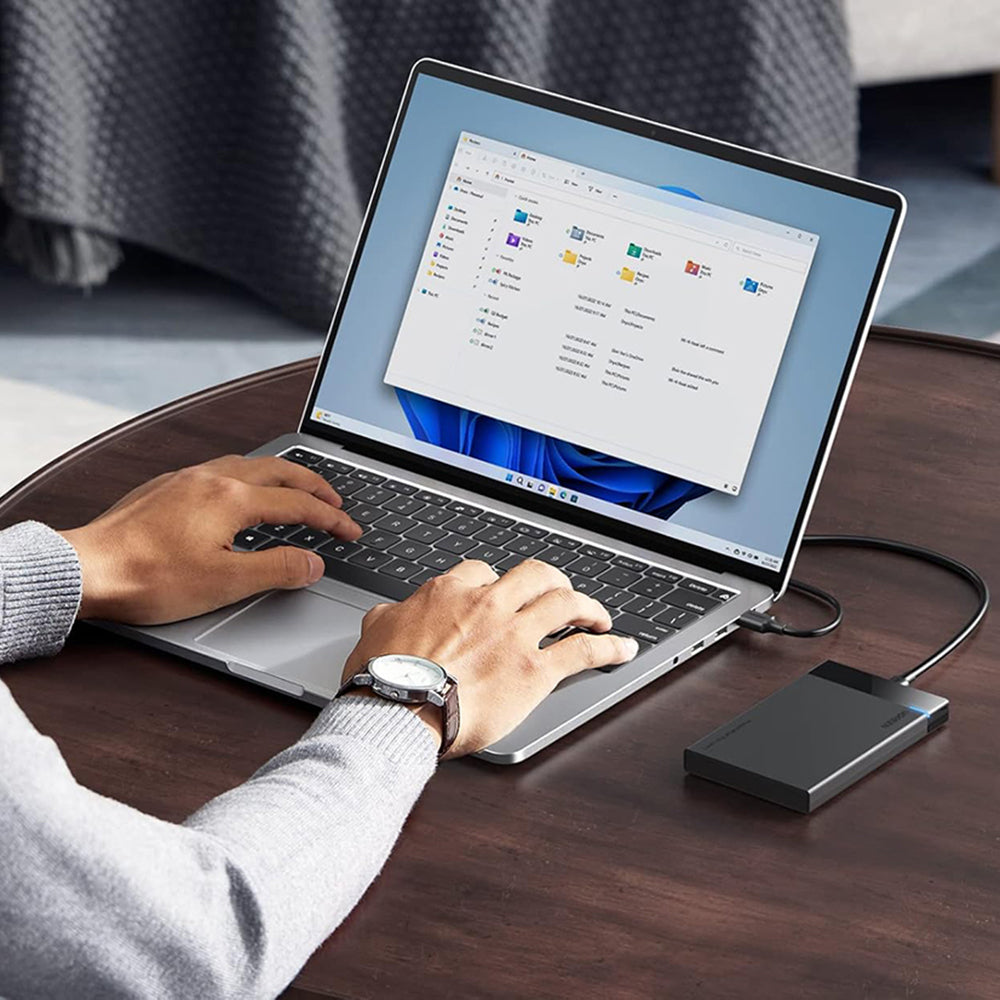 Rack UGREEN US221 (50743) za HDD / SSD SATA 2.5inch, USB-C, Crni