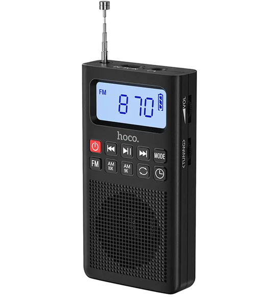 Prijenosni radio HOCO HI51, Crni
